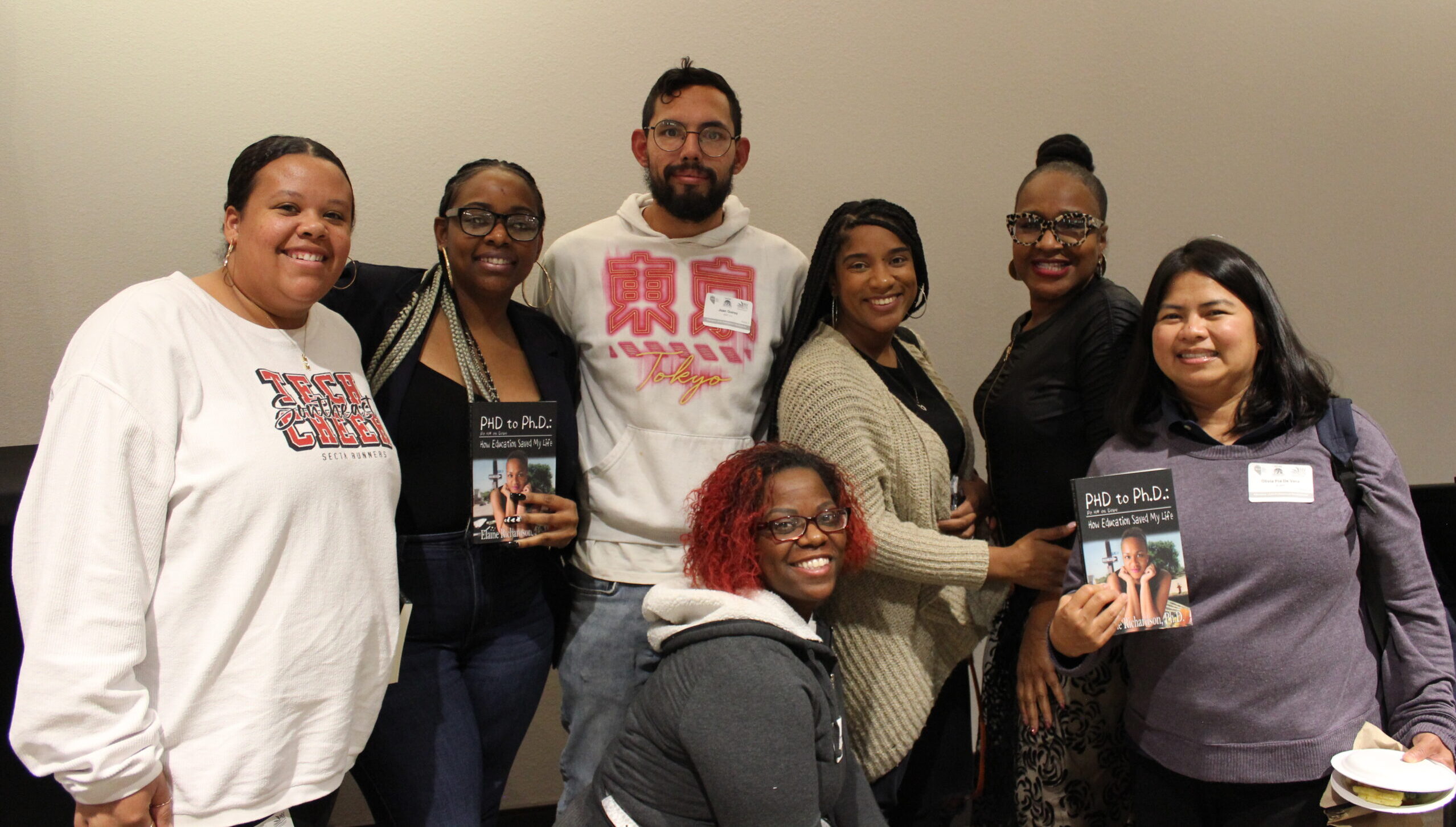Students pose with PD speaker, Dr. Elaine Richardson
